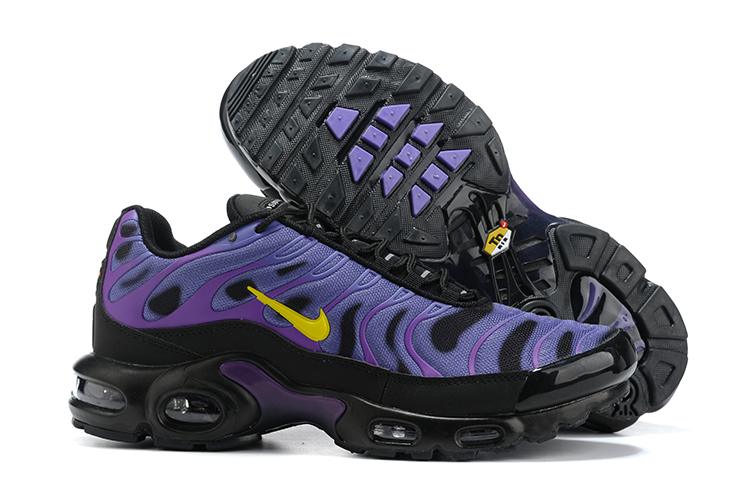 2021 New Nike Air Max Plus Purple Black Gold